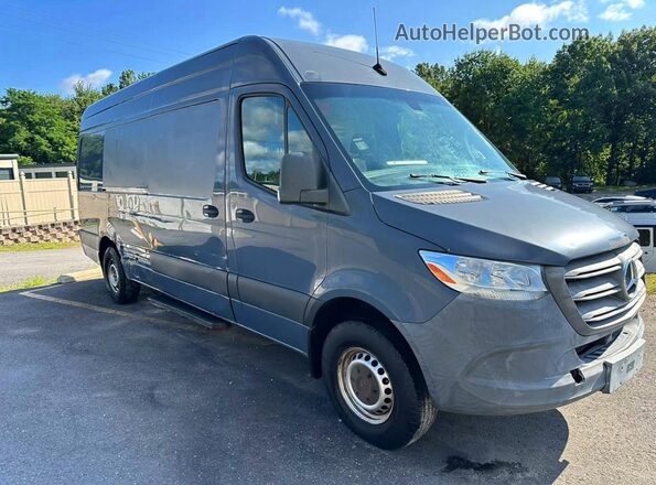 WD4PF1CDXKP134242 2019 MERCEDES-BENZ SPRINTER Gray Widok z przodu