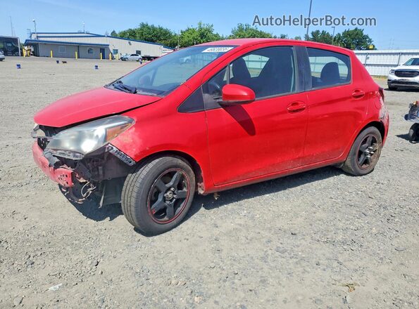VNKKTUD30GA062568 2016 TOYOTA YARIS Red Հետևի ձախ
