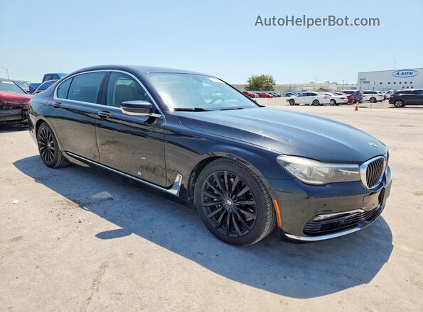 WBA7E2C50GG503948 2016 BMW 7 SERIES Black Widok z przodu