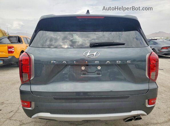 KM8R44HE5NU429178 2022 HYUNDAI PALISADE Gray წინა სალონის ხედი