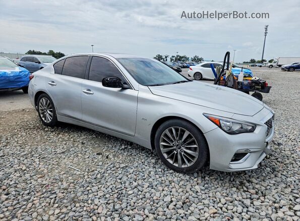 JN1EV7AP8KM511966 2019 INFINITI Q50 Silver Вид спереду