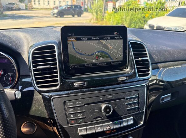 4JGDA5GB5KB218506 2019 MERCEDES-BENZ GLE-CLASS Gray Vista interior trasera