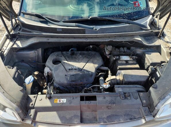 KNDJN2A27G7392798 2016 KIA SOUL Gray Engine compartment view