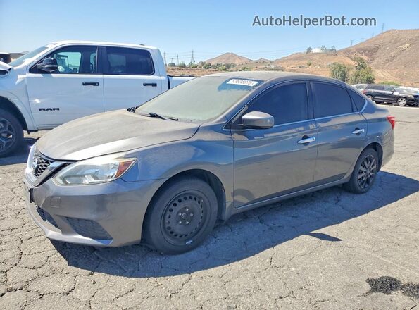 3N1AB7AP1KY272555 2019 NISSAN SENTRA Gray Tył lewy