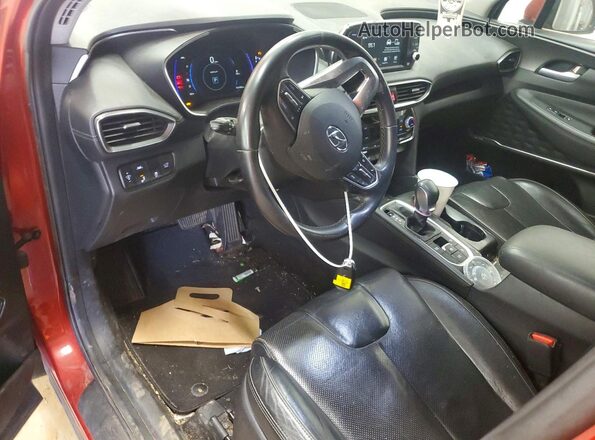 5NMS33AD2LH212423 2020 HYUNDAI SANTA FE Orange Vista del cuadro de instrumentos
