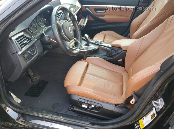 WBA8Z5C50GG500817 2016 BMW 3 SERIES Black Вид панелі приладів