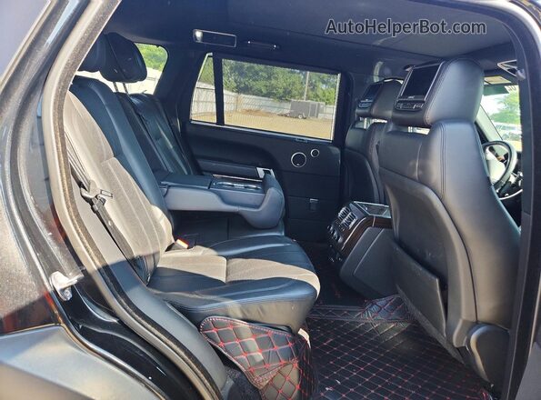 SALGS3EF6GA281581 2016 LAND ROVER RANGE Black Vista del compartimento del motor