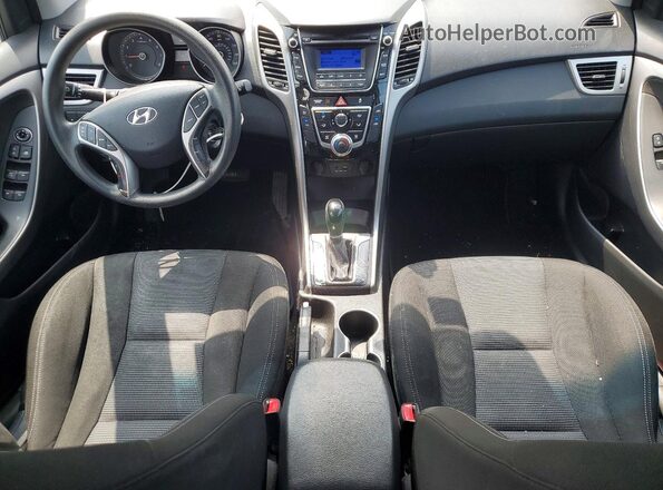 KMHD35LH0HU352728 2017 HYUNDAI ELANTRA Gray Widok zestawu wskaźników