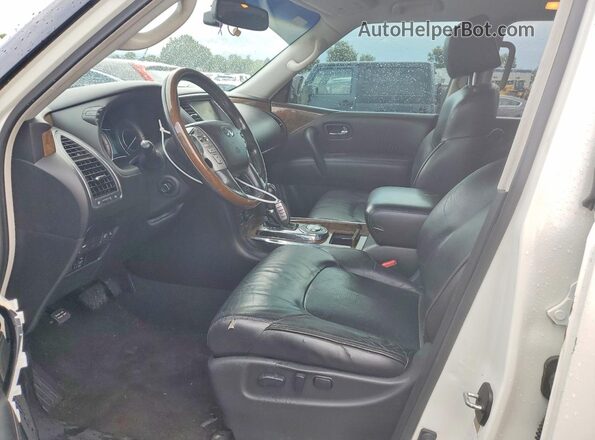 JN8AZ2NF3G9610455 2016 INFINITI QX80 White Առջևի վահանակի տեսք