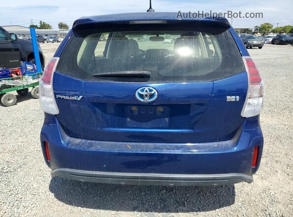 JTDZN3EU7GJ051392 2016 TOYOTA PRIUS Blue Вид салону спереду
