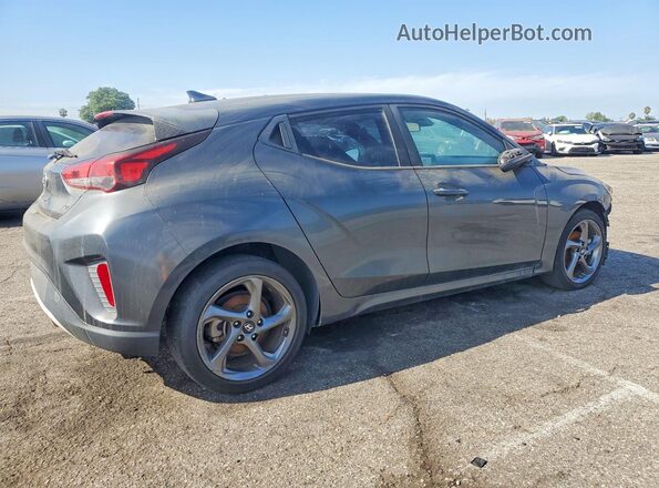 KMHTG6AF9KU019944 2019 HYUNDAI VELOSTER Gray Przód prawy