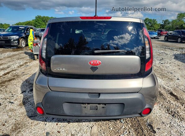 KNDJN2A27G7392798 2016 KIA SOUL Gray Front interior view