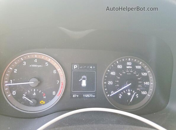 KM8J33A22JU789934 2018 HYUNDAI TUCSON Black Widok tylnych siedzeń