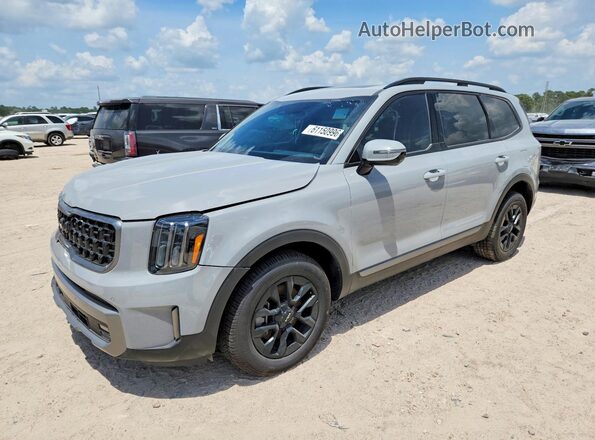 5XYP5DGC7PG369451 2023 KIA TELLURIDE Gray Trasero izquierdo