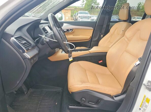 YV4A22PK6G1067267 2016 VOLVO XC90 White Widok deski rozdzielczej
