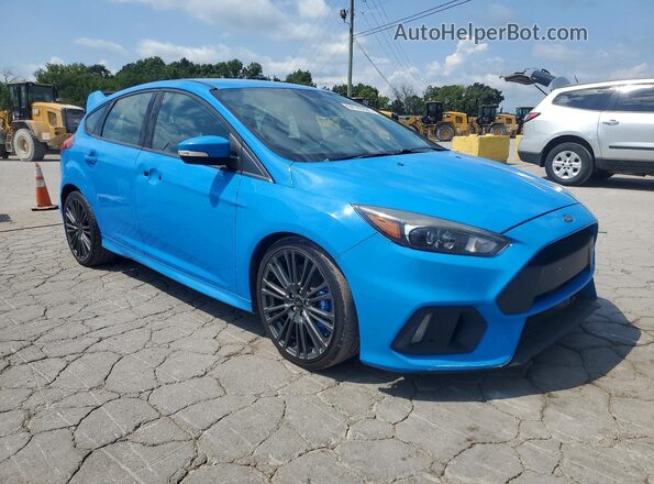 WF0DP3TH9G4117107 2016 FORD FOCUS Blue Front view