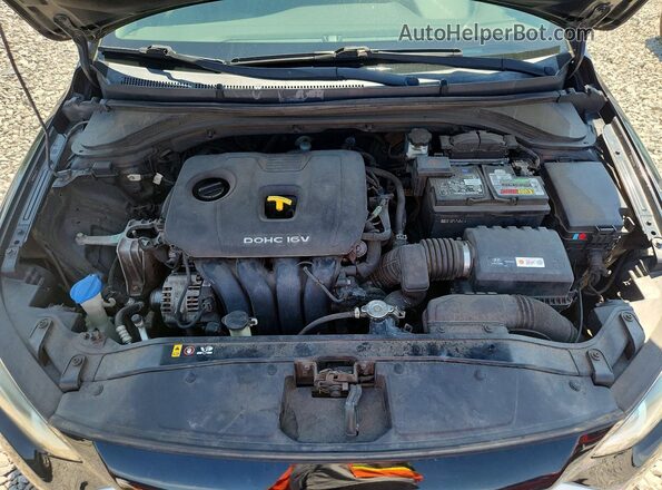 5NPD84LF8JH215101 2018 HYUNDAI ELANTRA Черный Вид подкапотного пространства
