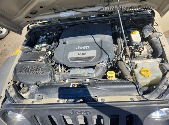 1C4BJWDG9HL686324 2017 JEEP WRANGLER Tan ძრავის განყოფილების ხედი