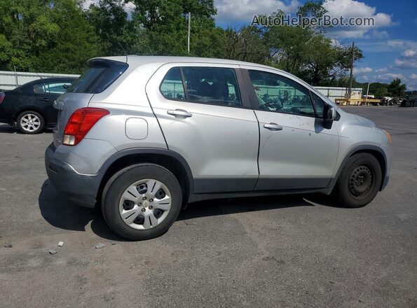 KL7CJKSB2GB526887 2016 CHEVROLET TRAX Silver Առջևի աջ