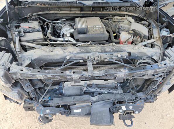 1GCPWDET8NZ228113 2022 CHEVROLET SILVERADO Black Շարժիչի բաժամունքի տեսք