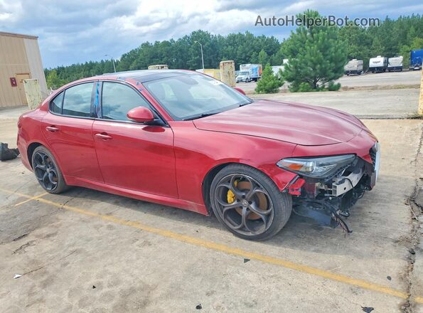 ZARFAECN1H7561781 2017 ALFA ROMEO GIULIA Red Front view