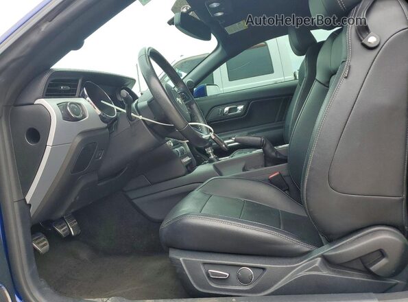 1FA6P8CF7G5235728 2016 FORD MUSTANG Blue წინა პანელის ხედი