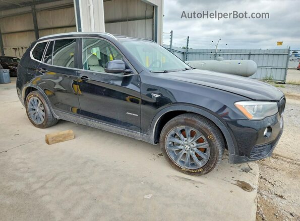 5UXWX9C58G0D78824 2016 BMW X3 Black Front view