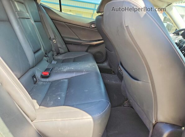 JTHCM1D22G5010852 2016 LEXUS IS Black Вид задньої частини салону