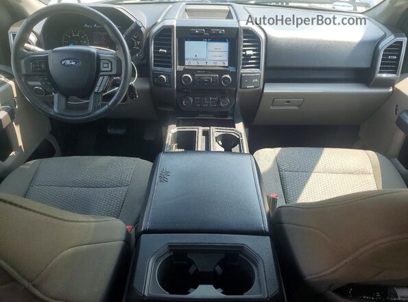1FTEW1EG5JFA13034 2018 FORD F150 Black Widok zestawu wskaźników