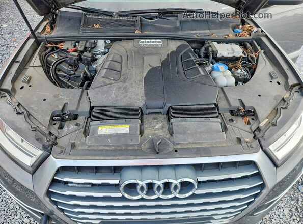 WA1AAAF76HD019727 2017 AUDI Q7 Gray Вид підкапотного простору