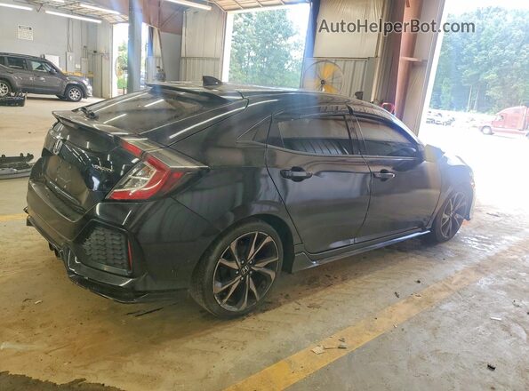 SHHFK7H40JU208756 2018 HONDA CIVIC Черный Передняя правая четверть