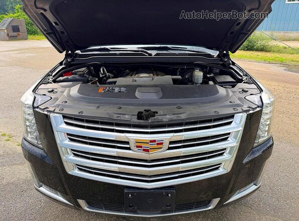 1GYS4KKJ2LR110640 2020 CADILLAC ESCALADE Black წინა პანელის ხედი