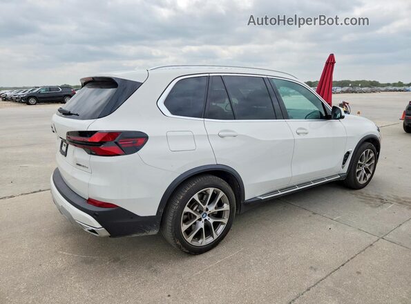 5UX43EU06S9X96024 2025 BMW X5 White Przód prawy