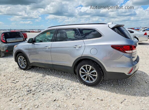 KM8SM4HF1HU195300 2017 HYUNDAI SANTA Silver Trasero derecho
