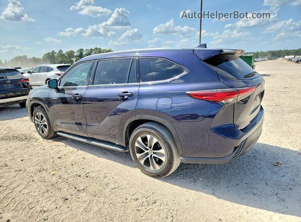 5TDGARAH0LS500214 2020 TOYOTA HIGHLANDER Blue Rear right