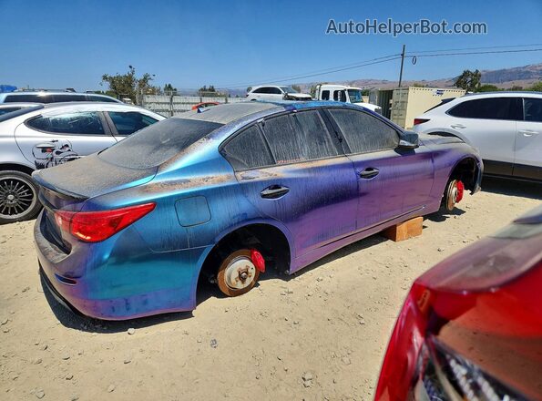 JN1EV7AP8HM739765 2017 INFINITI Q50 Серебряный Передняя правая четверть