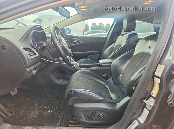 1C3CCCAB9GN127188 2016 CHRYSLER 200 Серый Вид панели приборов