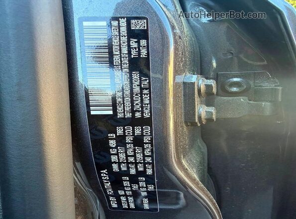 ZACNJDC18MPM20651 2021 JEEP RENEGADE Gray Вид задньої частини салону