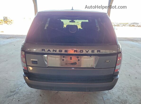 SALGS2EF8GA267479 2016 LAND ROVER RANGE Gray წინა სალონის ხედი