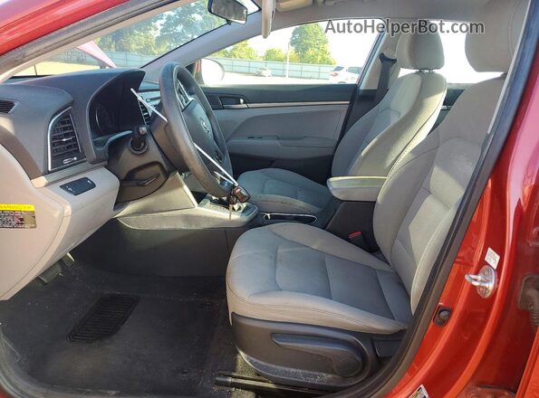 5NPD74LF0HH197870 2017 HYUNDAI ELANTRA Red Dashboard view