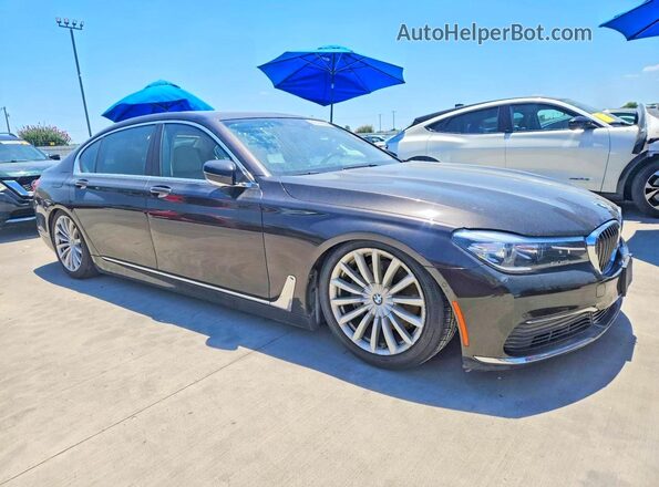 WBA7E2C58KB454438 2019 BMW 7 SERIES Black Front view