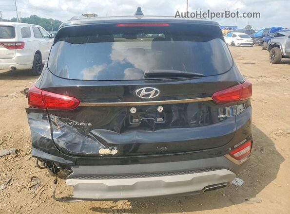 5NMS3CAD3KH136077 2019 HYUNDAI SANTA Black წინა სალონის ხედი