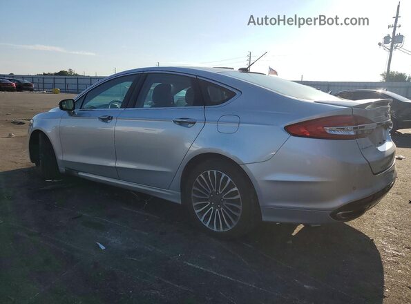 3FA6P0D94JR137254 2018 FORD FUSION Gray Задня права чверть