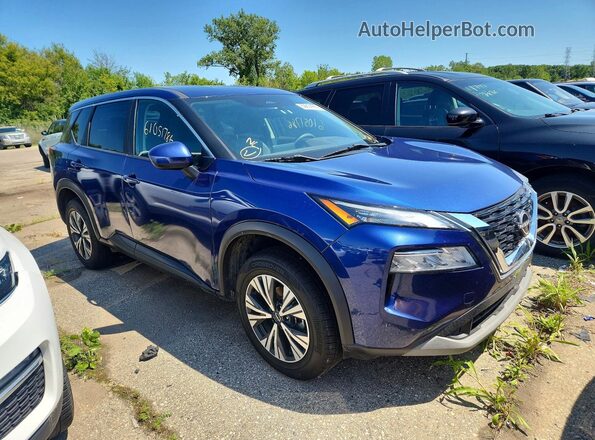 5N1BT3BB6PC844550 2023 NISSAN ROGUE Blue Front view