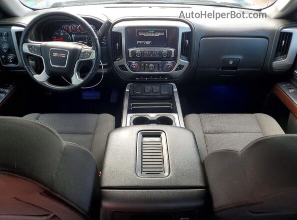 3GTU2MEC2JG124032 2018 GMC SIERRA Black Вид щитка приладів