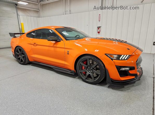 1FA6P8SJ2L5500829 2020 FORD MUSTANG Оранжевый Вид спереди