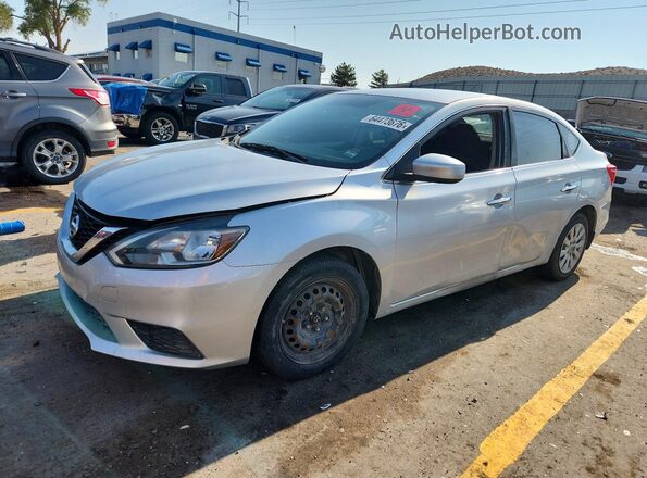 3N1AB7AP3GY271950 2016 NISSAN SENTRA Серебряный Задняя левая четверть