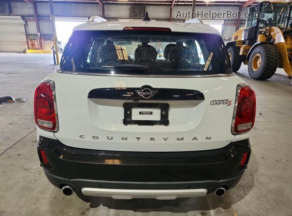 WMZYT5C56K3E69483 2019 MINI COOPER White Widok wnętrza z przodu