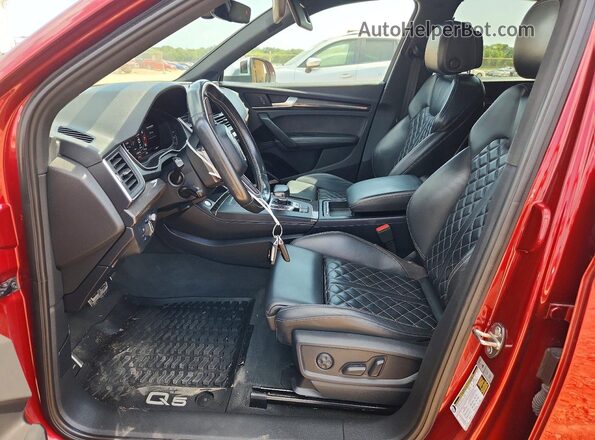 WA1C4AFY9J2021501 2018 AUDI SQ5 Red Dashboard view
