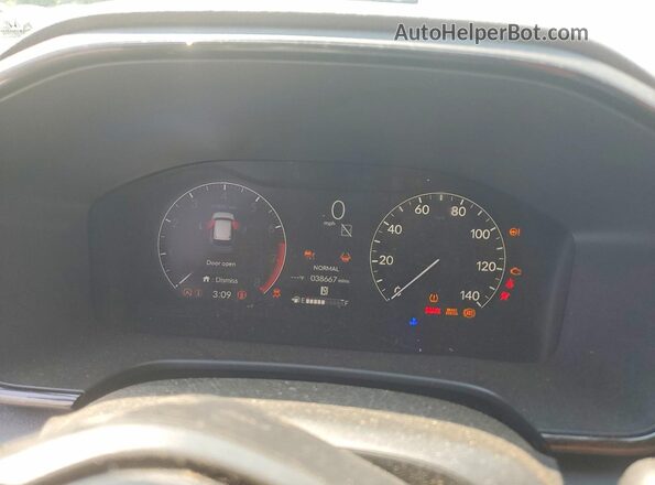 7FARS3H49PE008429 2023 HONDA CR-V Silver Вид щитка приладів
